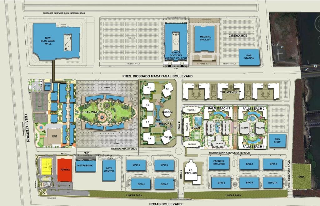 Master Development Plan of Palm Beach Villas