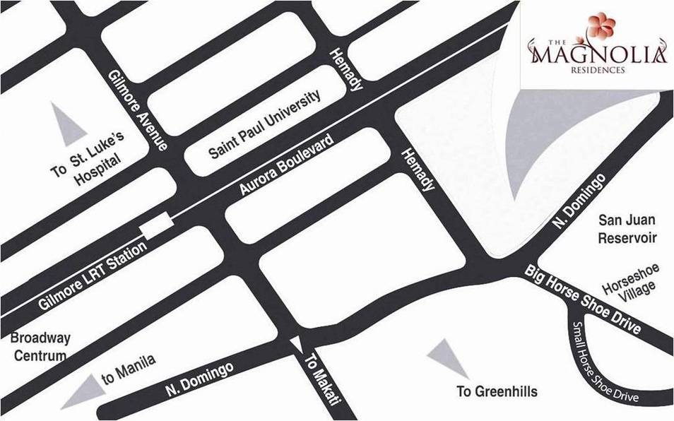 The Magnolia Residences Location Map