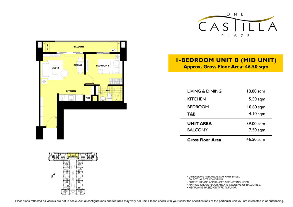 One Castilla Place affordable condo units for sale by
